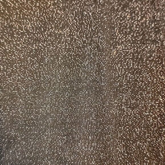 Socialite bronze metallic v neck long sleeve bodysuit L - Picture 3 of 6